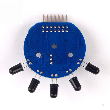 Fulabs 5 Way Flame Sensor Module 5 Road Digital Analog Signal Dual Output Fire Detection Sensor Module for arduino DIY Kit