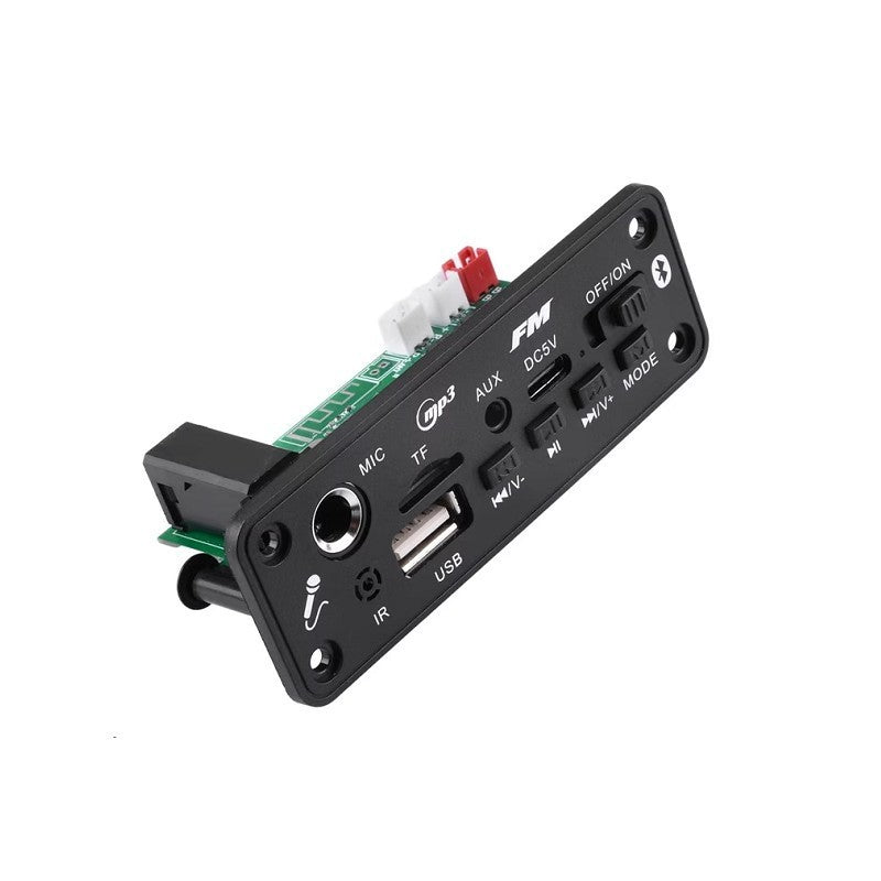 1pcs MP3 Bluetooth Amplifier Decoder Board 2 * 3W With Microphone Jack MIC Bluetooth 5.3 Lossless U disk TF Card AUX Player