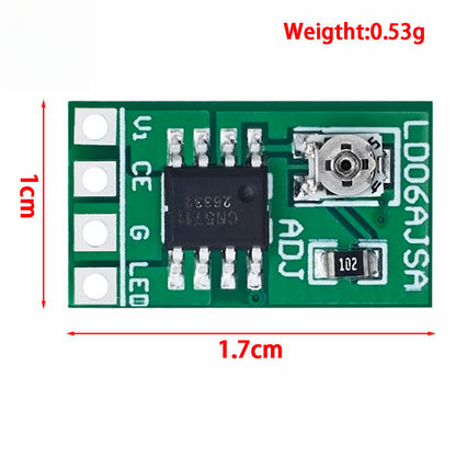 30-1500MA Adjustable Constant Current LED Driver DC 3.3V 3.7V 4.2V 5V PWM Control Board Buck Power module