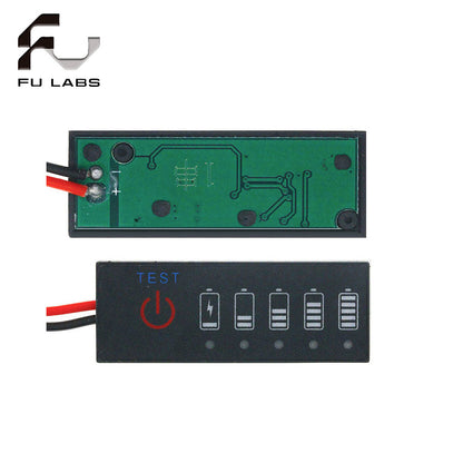 1pcs Battery Level Indicator Iron Ternary Lead-acid Capacity Display Lithium 3.7V 7.4V 11.1V 14.8V Phosphate Tester Meter 1S 2S 3S 4S