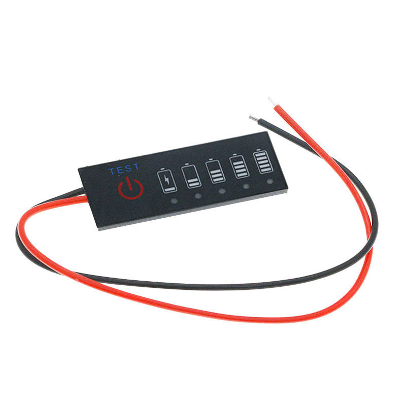 1pcs Battery Level Indicator Iron Ternary Lead-acid Capacity Display Lithium 3.7V 7.4V 11.1V 14.8V Phosphate Tester Meter 1S 2S 3S 4S