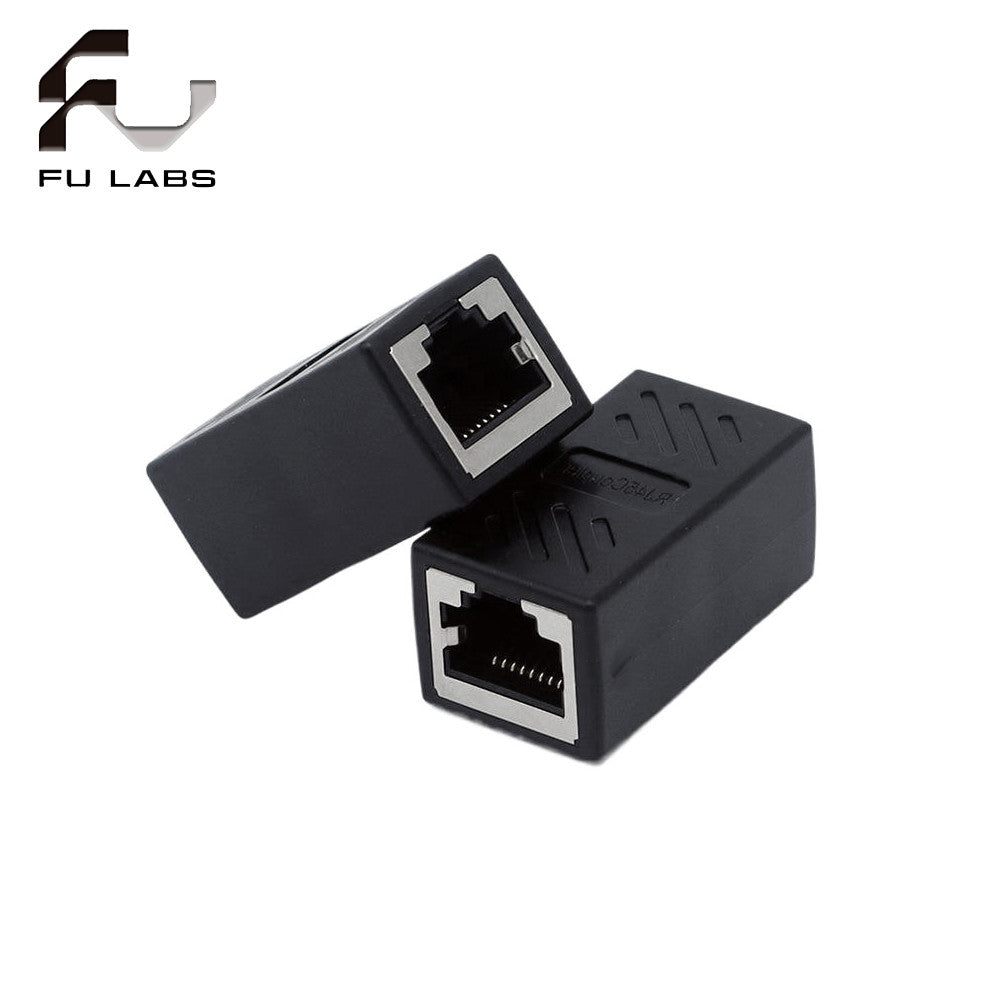 1pcs RJ45 Coupler For Cat7/Cat6/Cat5e/Cat5 Ethernet Cable Extender Connector - Female To Female