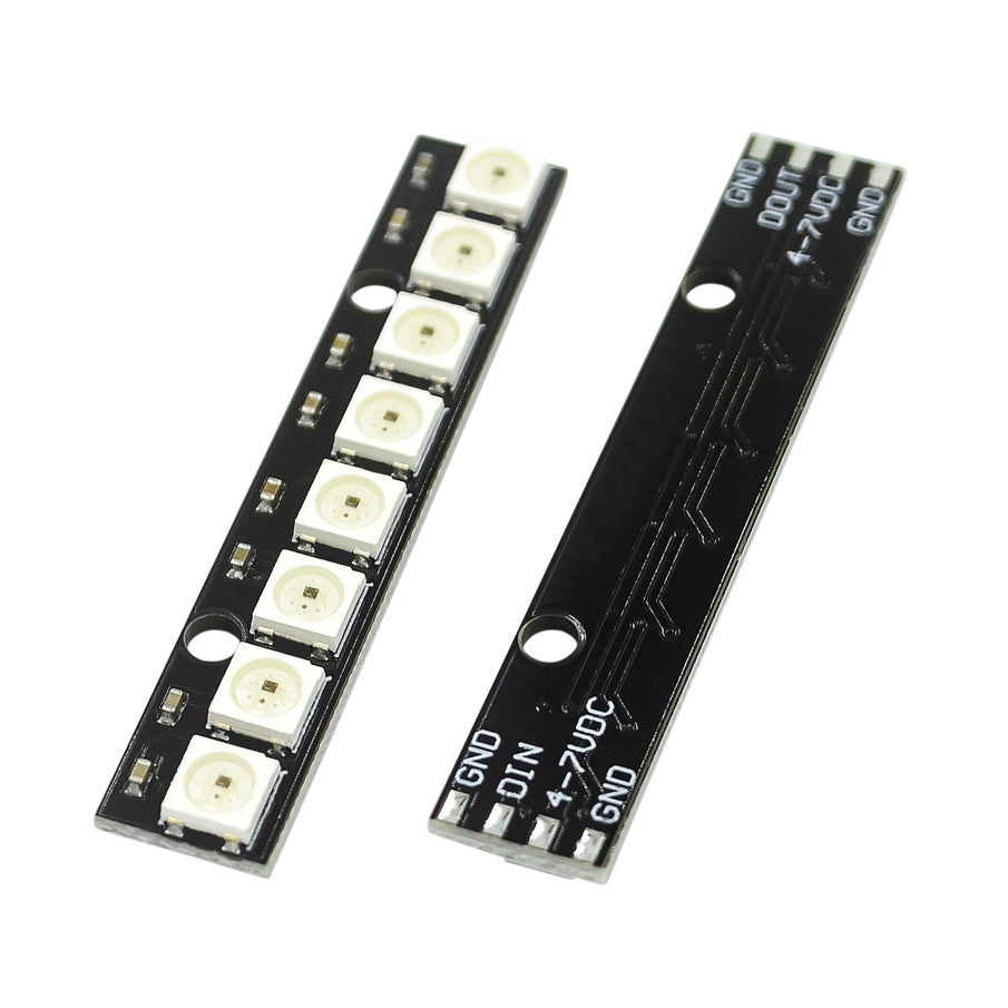 Neopixel Stick - 8 X 5050 RGB Led With Integrated Drivers Arduino Compatible