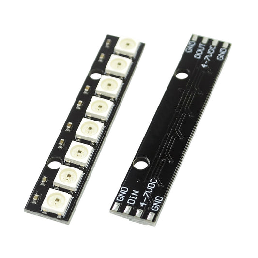 Neopixel Stick - 8 X 5050 RGB Led With Integrated Drivers Arduino Compatible