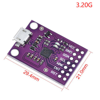 1pcs CP2112 USB to I2C Communication Small Board CCS811 Debugging Board/USB to SMBus I2C Module