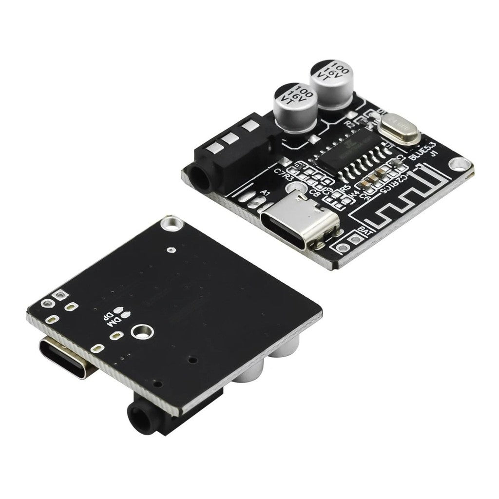 VHM-314 Bluetooth Audio Receiver Board Bluetooth 5.0 4.1 MP3 Lossless Decoder Board Wireless Stereo Music Module DIY Micro / Type-C USB 3.7V-5V