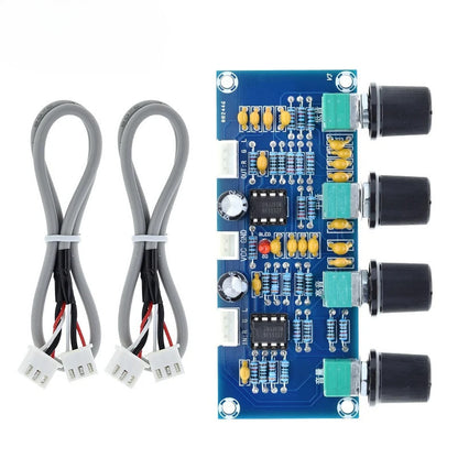 XH-A901 NE5532 Tone Board Preamp Pre-amp With Treble Bass Volume Adjustment Pre-amplifier Tone Controller For Amplifier Board