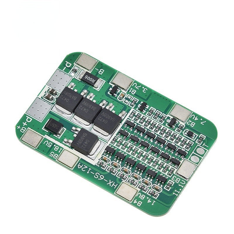 6S 15A 24V PCB BMS Protection Board For 6 Pack 18650 Li-ion Lithium Battery Cell Module