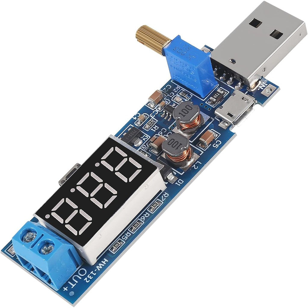DC-DC 5V to 1.2 -24V LED Digital Power Supply Module USB Step Up/Down Boost Buck Converter USB Input
