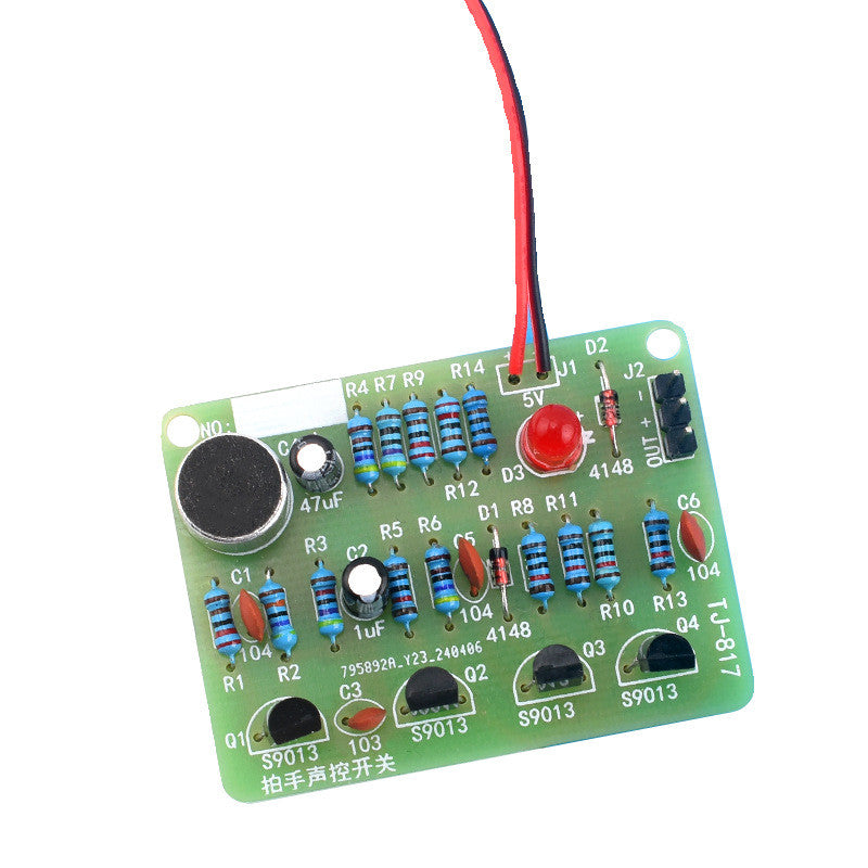 Fulabs Electronic Acoustic Clap Control Switch DIY Kit Sound Sensor Electronic Circuit DIY Suit