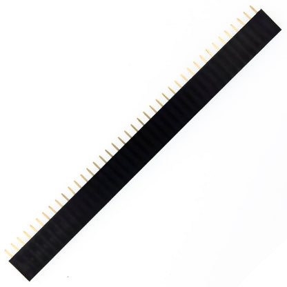 1Pcs Single Row Pin Female Header 2.54Mm 2 3 5 6 8 10 15 16 19 40 Straight Strip Pcb