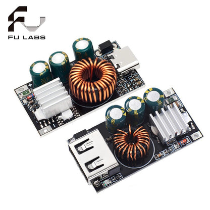 TYPE-C QC3.0 DIY Fast Charger DC 5-32V 24W Step-down Module for Emergency Charging of Mobile Phone