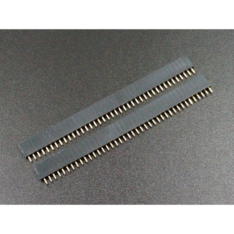 1Pcs Single Row Pin Female Header 2.54Mm 2 3 5 6 8 10 15 16 19 40 Straight Strip Pcb