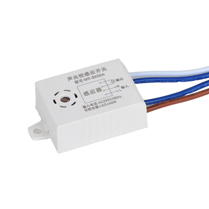 Auto On Off Intelligent Switch Delay 220V Module Detector Sound Voice Sensor Light Street Lighting Activated Switch