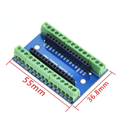 NANO V3.0 3.0 Controller Terminal Adapter Expansion Board NANO IO Shield Simple Extension Plate For Arduino AVR ATMEGA328P