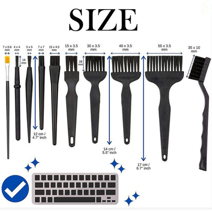 Anti-static mobile phone computer motherboard keyboard dust removal brush PCB board industrial crank brush