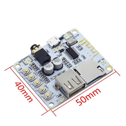 Bluetooth Audio Receiver board with USB TF card Slot decoding playback output A7-004 5V 2.1 Wireless Stereo Music Module