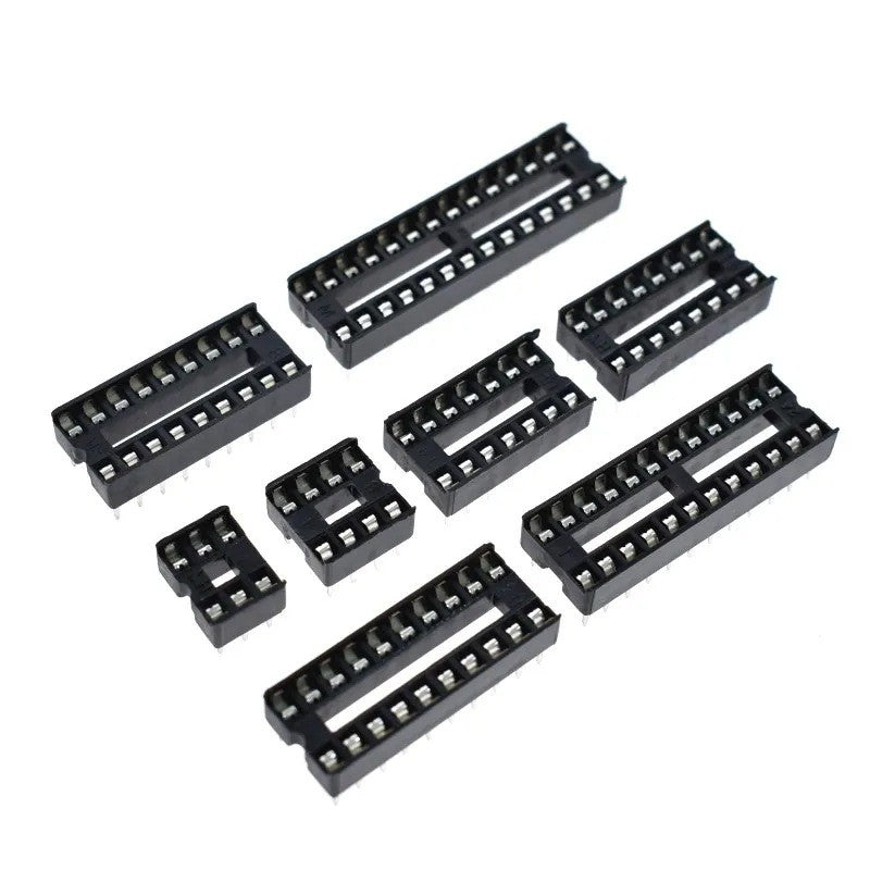 Fulabs 10pcs IC Socket Adapter  DIP-8 DIP-14 DIP-16 DIP-18