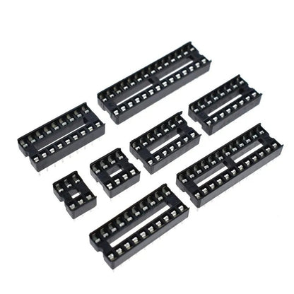Fulabs 10pcs IC Socket Adapter  DIP-8 DIP-14 DIP-16 DIP-18