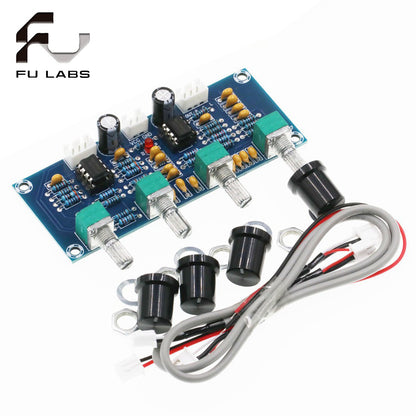 XH-A901 NE5532 Tone Board Preamp Pre-amp With Treble Bass Volume Adjustment Pre-amplifier Tone Controller For Amplifier Board