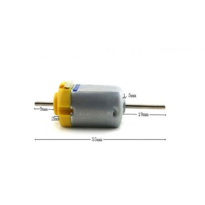 DC Motor 130 Extended Shaft DC 1.5V-9V
