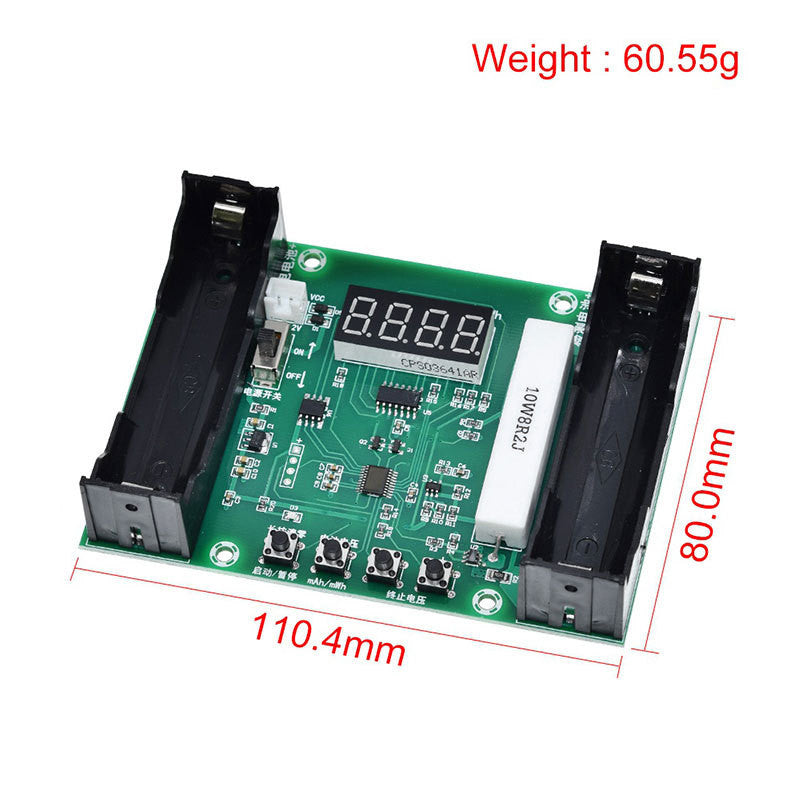 1pcs XH-M240 18650 lithium battery Capacity tester maH mwH digital discharge electronic load battery monitor