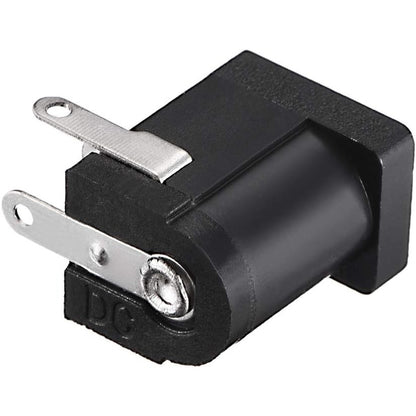 Horizontal 5.5*2.1mm/5.5*2.5mm DC female socket DC005 high temperature resistant socket iron pin/copper pin