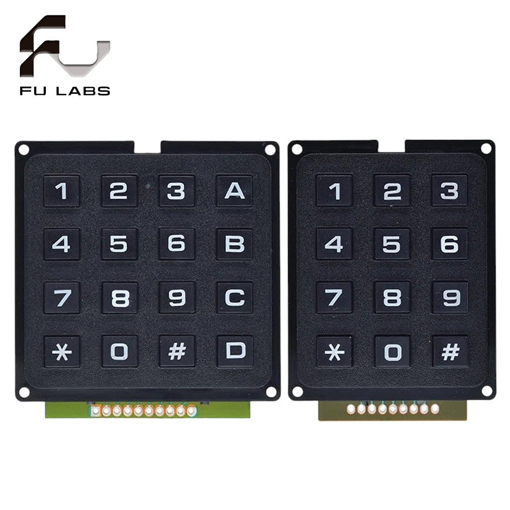 3*4 4*4 Matrix Switch Keyboard Keypad Array Module Abs Plastic Keys 4X4 3X4 12 16 Key B