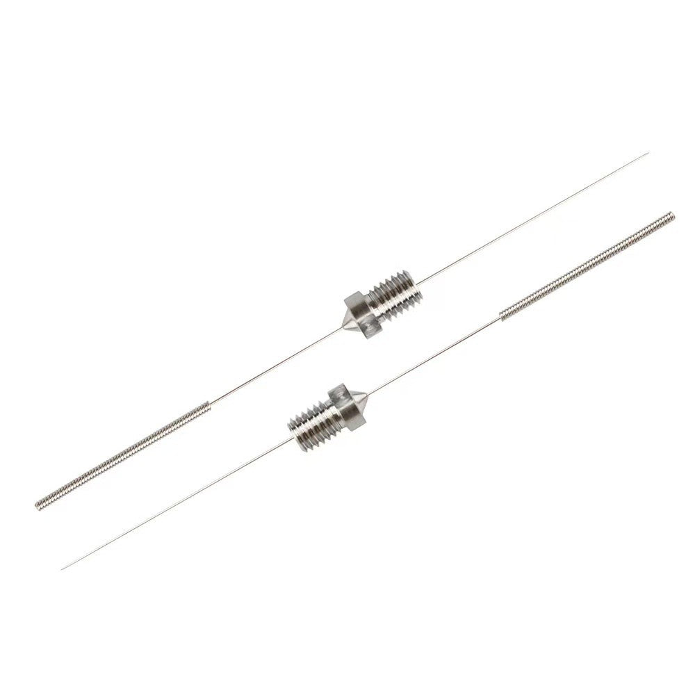 Fulabs 5Pcs Stainless Steel Cleaning Needle 0.15mm 0.25mm 0.3mm 0.35mm 0.4mm Part Drill For V6 Nozzle 3D Printers Parts