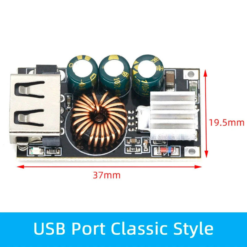 TYPE-C QC3.0 DIY Fast Charger DC 5-32V 24W Step-down Module for Emergency Charging of Mobile Phone