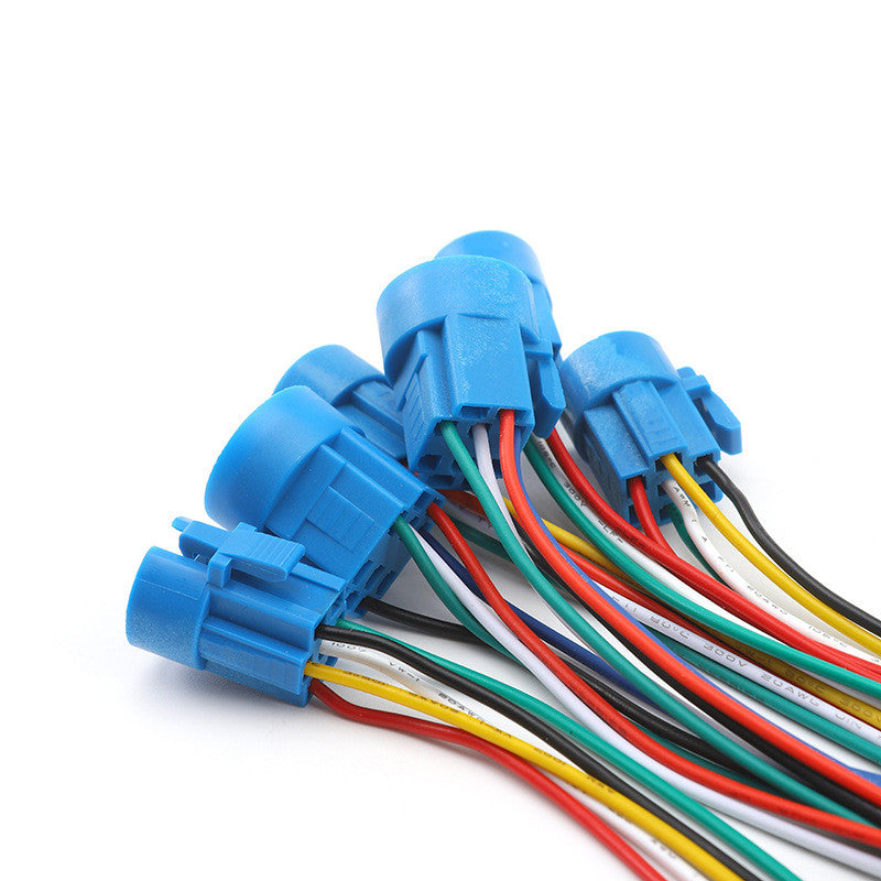 1pcs Switch Accessories Cable Quick Socket For Metal Push Button Wiring Plastic Connector Matching Base Wire Lamp 12mm 16mm 19mm 22mm