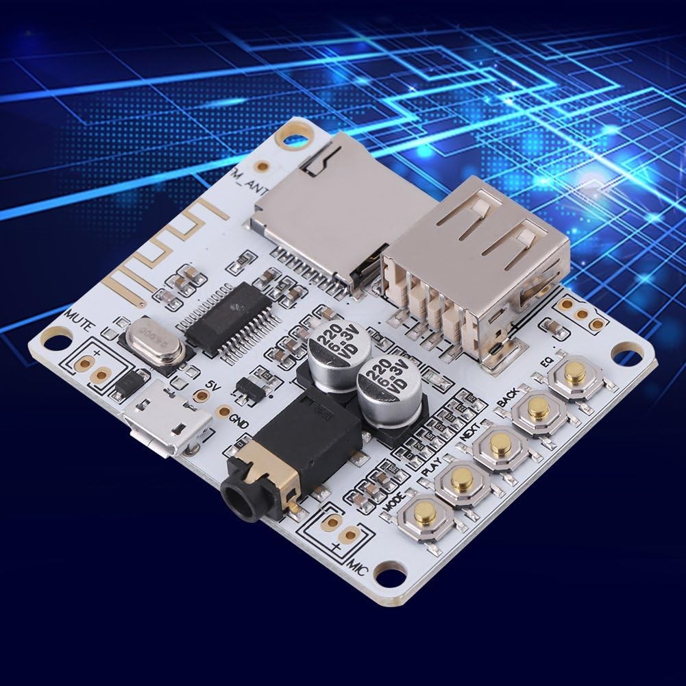 Bluetooth Audio Receiver board with USB TF card Slot decoding playback output A7-004 5V 2.1 Wireless Stereo Music Module
