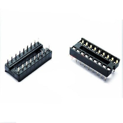 Fulabs 10pcs IC Socket Adapter  DIP-8 DIP-14 DIP-16 DIP-18