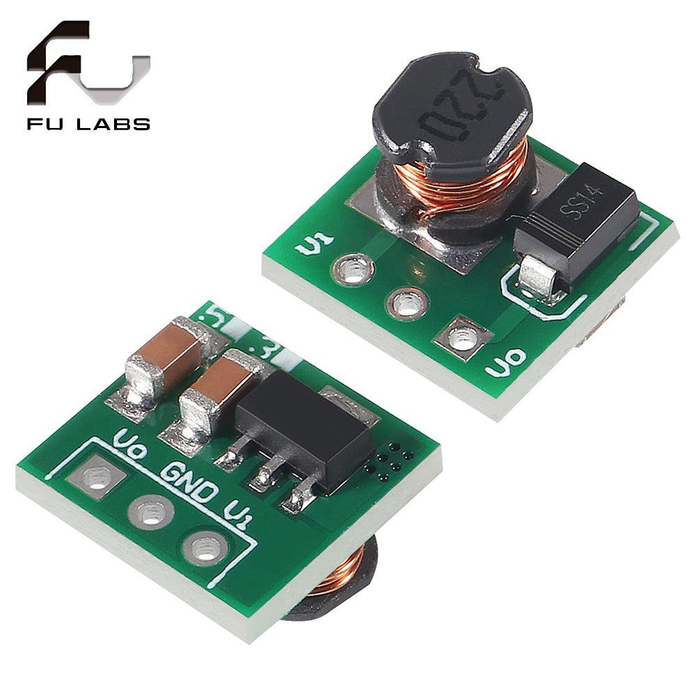 DC 0.9V-5V To 5V or DC 0.8V-3.3V To 3.3V DC-DC Step-Up Power Module Voltage Boost Converter Board