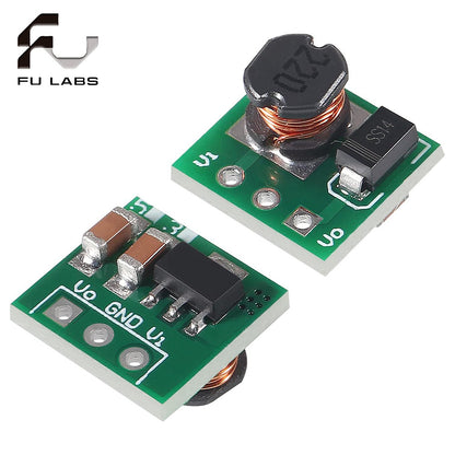 DC 0.9V-5V To 5V or DC 0.8V-3.3V To 3.3V DC-DC Step-Up Power Module Voltage Boost Converter Board