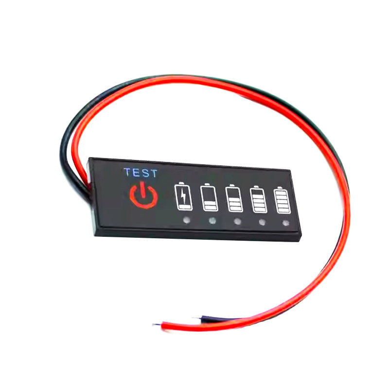 1pcs Battery Level Indicator Iron Ternary Lead-acid Capacity Display Lithium 3.7V 7.4V 11.1V 14.8V Phosphate Tester Meter 1S 2S 3S 4S