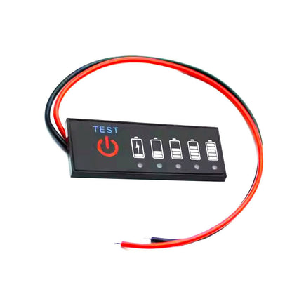1pcs Battery Level Indicator Iron Ternary Lead-acid Capacity Display Lithium 3.7V 7.4V 11.1V 14.8V Phosphate Tester Meter 1S 2S 3S 4S