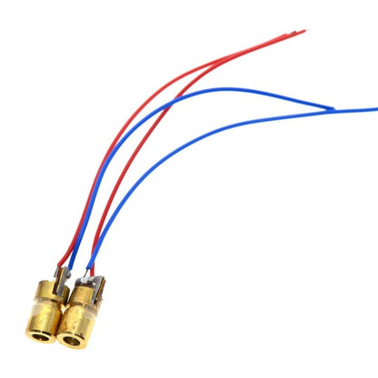 5pcs 3V 5V 650nm 5mW Adjustable Laser Dot Diode Module Red Laser diode