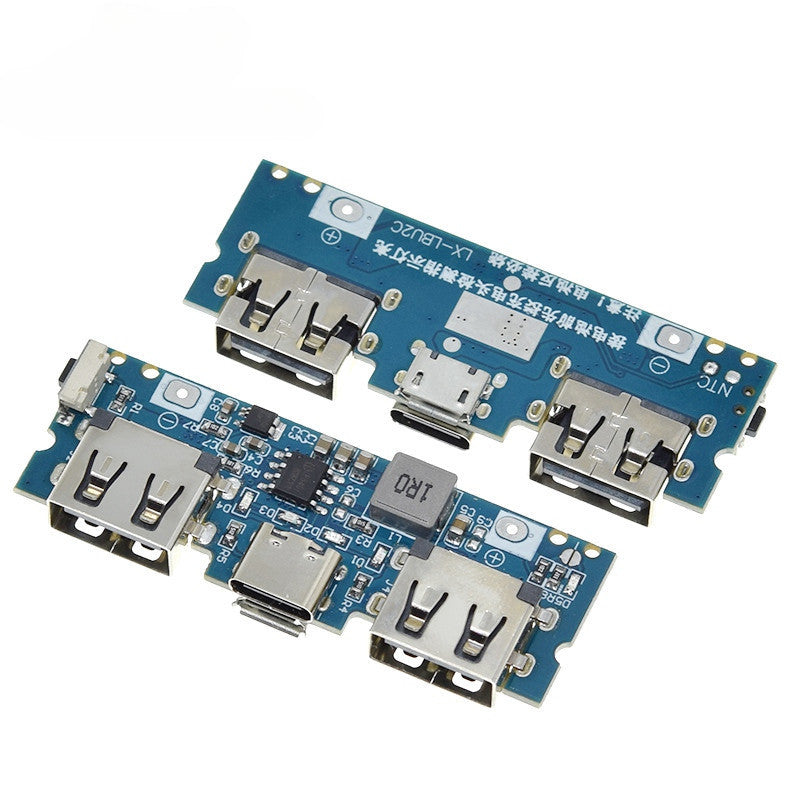 Micro/Type-C USB 5V 2.4A Dual USB 18650 Boost Battery Charger Board Mobile Power Bank Accessories