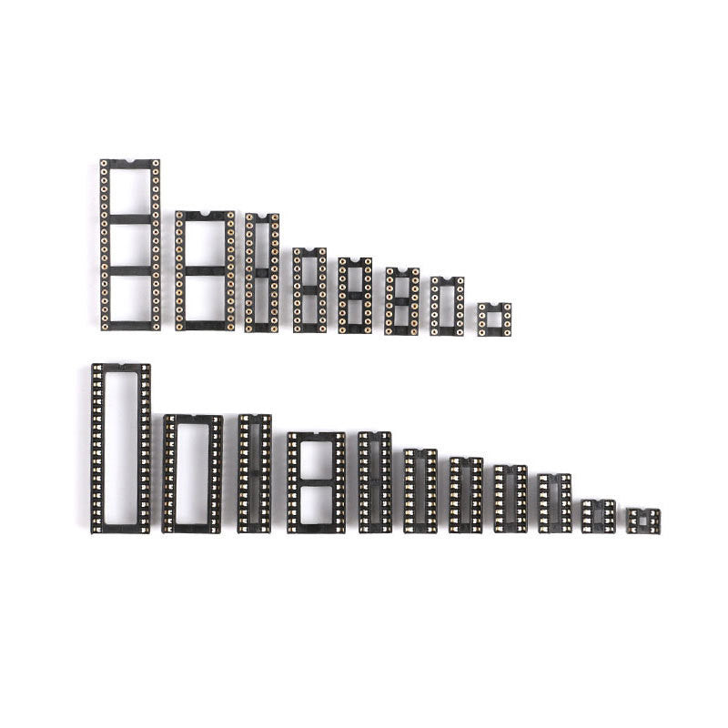 Fulabs 10pcs IC Socket Adapter  DIP-8 DIP-14 DIP-16 DIP-18