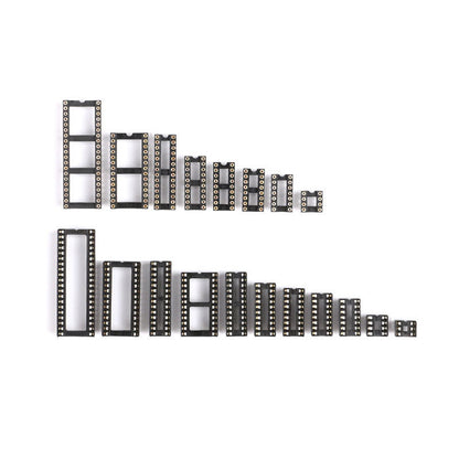 Fulabs 10pcs IC Socket Adapter  DIP-8 DIP-14 DIP-16 DIP-18