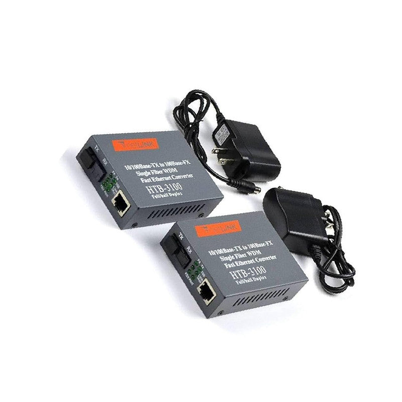 Netlink Media Converter Htb-3100 (A + B) Fiber Optic Wdm Rj45 Ftth