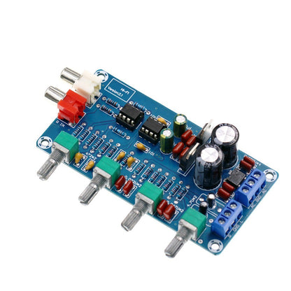 XH-M164 NE5532 Stereo Pre-amp Preamplifier Tone Board Audio 4 Channels Amplifier Module 4CH CH Control Circuit Telephone Preamp