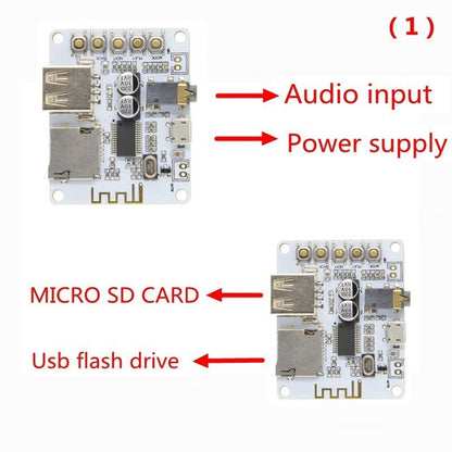 Bluetooth Audio Receiver board with USB TF card Slot decoding playback output A7-004 5V 2.1 Wireless Stereo Music Module