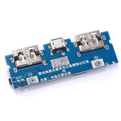 Micro/Type-C USB 5V 2.4A Dual USB 18650 Boost Battery Charger Board Mobile Power Bank Accessories