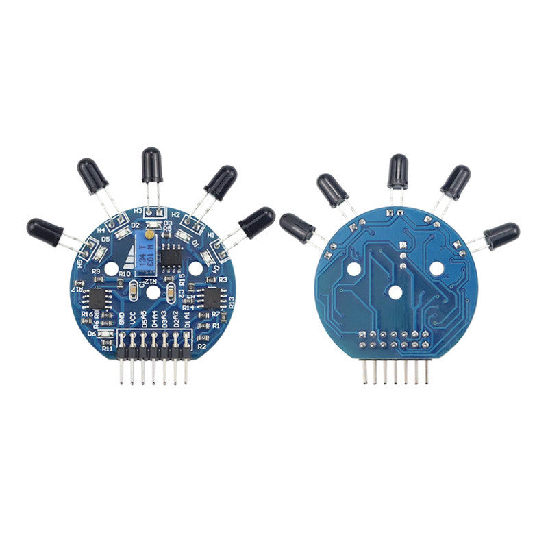 Fulabs 5 Way Flame Sensor Module 5 Road Digital Analog Signal Dual Output Fire Detection Sensor Module for arduino DIY Kit