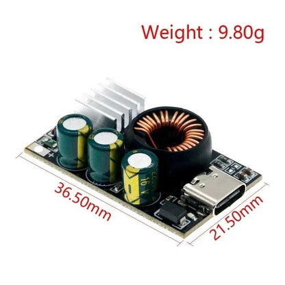 TYPE-C QC3.0 DIY Fast Charger DC 5-32V 24W Step-down Module for Emergency Charging of Mobile Phone