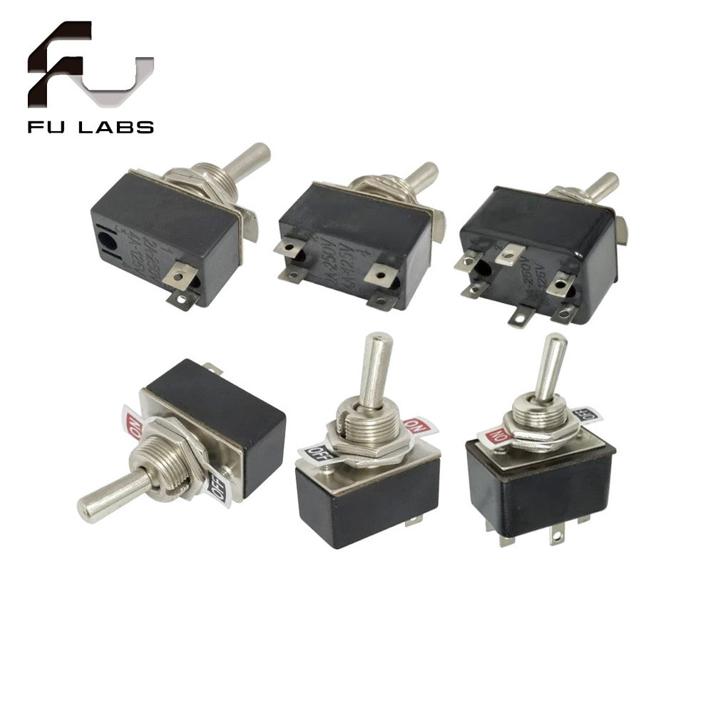 KN3 Toggle Switch 2Pos 2Pin 4Pin 6Pin 2A 250V KN3-1 KN3-2 KN3-3 Waterproof Cover