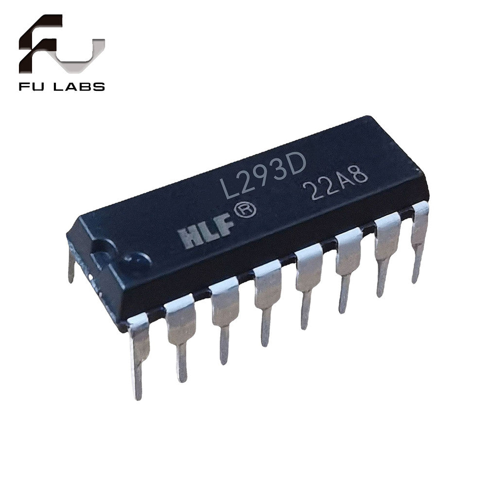 Dual H-Bridge Motor Driver For DC Or Steppers 600ma L293d