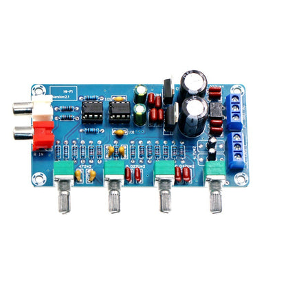 XH-M164 NE5532 Stereo Pre-amp Preamplifier Tone Board Audio 4 Channels Amplifier Module 4CH CH Control Circuit Telephone Preamp